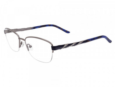 Port Royale RENEE Eyeglasses, C-3 Gunmetal/Indigo