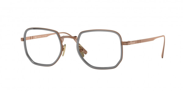 Persol PO5006VT Eyeglasses, 8007 BROWN/GUNMETAL (BROWN)