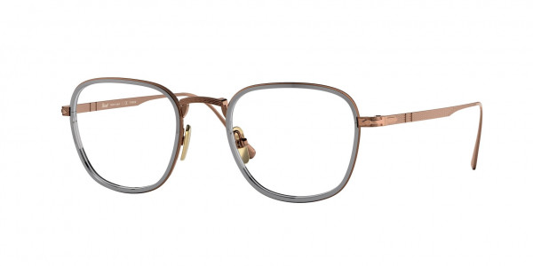 Persol PO5007VT Eyeglasses, 8007 BROWN/GUNMETAL (BROWN)