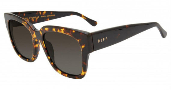 Diff Bella 11 Sunglasses, Dark Tortoise