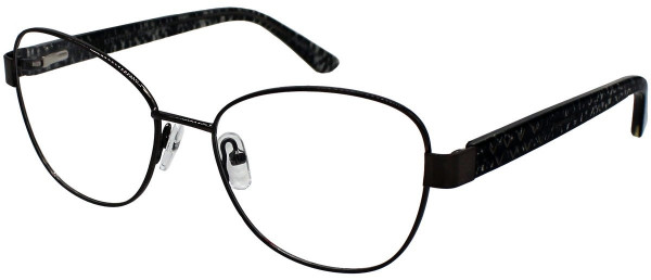 Elizabeth Arden EA 1239 Eyeglasses, 1-DARK GUNMETAL