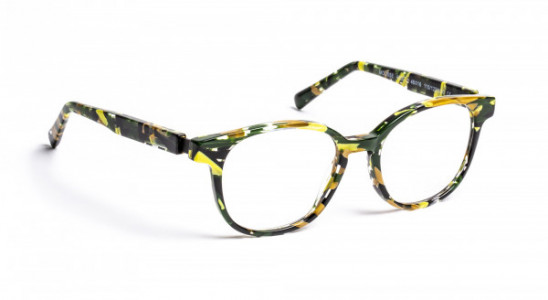 J.F. Rey MOUSSE Eyeglasses, GREEN/YELLOW/BLACK 8/12 BOY (4500)