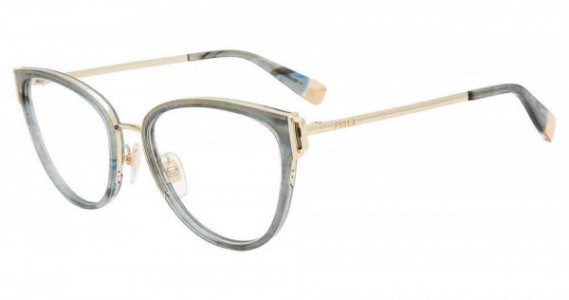 Furla VFU444 Eyeglasses, GREEN (0VAD)