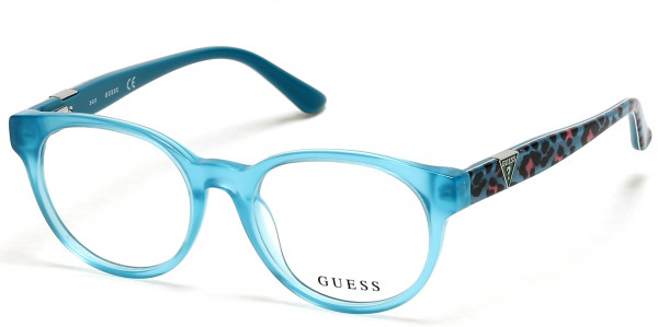 Guess GU9202 Eyeglasses, 087 - Shiny Turquoise