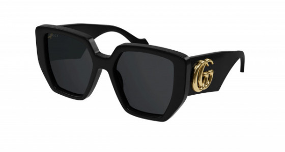 Gucci GG0956S Sunglasses, 003 - BLACK with GREY lenses