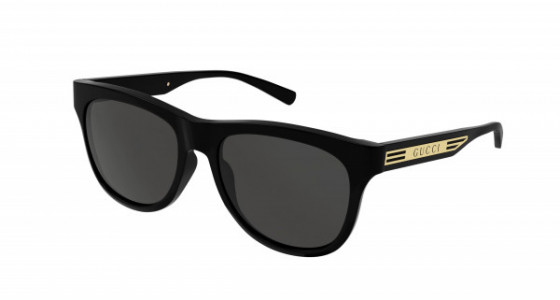 Gucci GG0980S Sunglasses, 001 - BLACK with GREY lenses