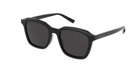 Saint Laurent SL 457 Sunglasses, 001 - BLACK with BLACK lenses