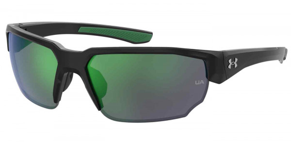 UNDER ARMOUR UA 0012/S Sunglasses, 07ZJ BLACK GREEN