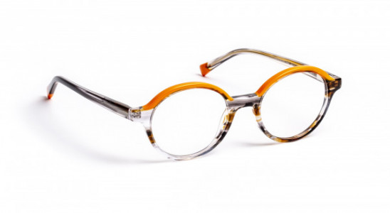 J.F. Rey MUSHROOM Eyeglasses, STRIPES BROWN/ORANGE 6/8 MIXTE (0560)
