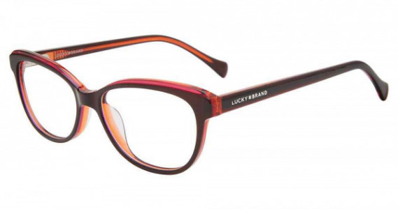 Lucky Brand VLBD725 Eyeglasses, DARK RED/PURPLE (0DRP)
