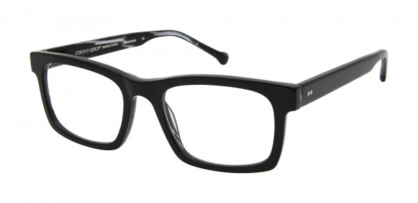 Colors In Optics C1133 CLARK Eyeglasses, OX BLACK OVER HORN