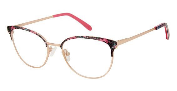 Betsey Johnson LIL MISS Eyeglasses, Pink