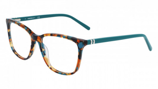 Marchon M-5015 Eyeglasses, (340) TORTOISE WITH TEAL