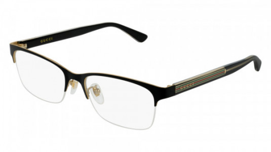 Gucci GG0387OJ Eyeglasses, 001 - CRYSTAL