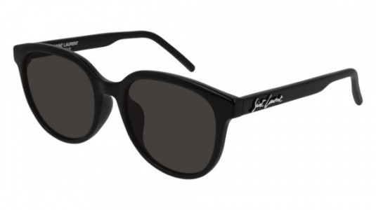 Saint Laurent SL 317/F Sunglasses, 001 - BLACK with BLACK lenses