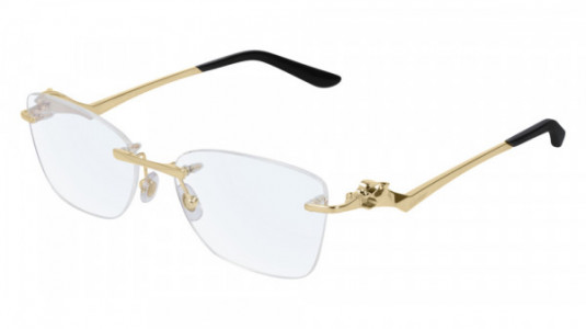 Cartier CT0120OA Eyeglasses, 001 - GOLD
