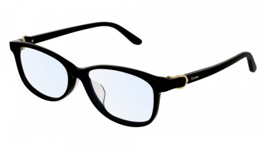 Cartier CT0128OJ Eyeglasses, 001 - BLACK