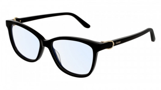 Cartier CT0129O Eyeglasses, 001 - BLACK