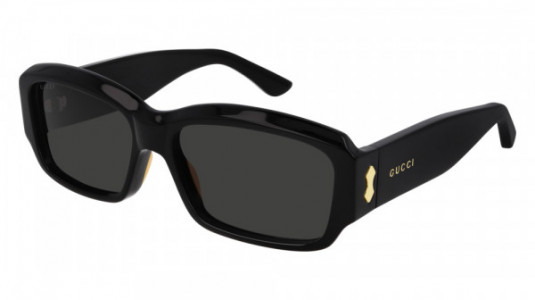 Gucci GG0669S Sunglasses, 001 - BLACK with GREY lenses