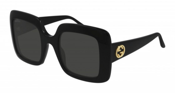 Gucci GG0896S Sunglasses, 001 - BLACK with GREY lenses