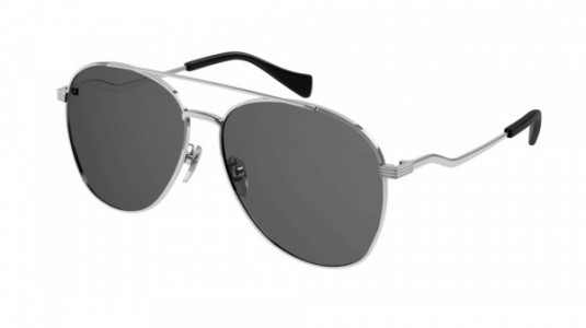 Gucci GG0969S Sunglasses, 001 - SILVER with GREY lenses