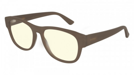 Gucci GG0996S Sunglasses, 001 - HAVANA with BROWN temples and YELLOW lenses