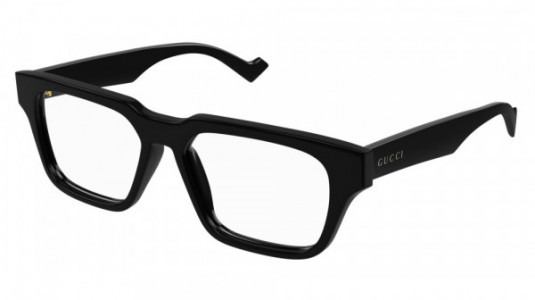 Gucci GG0963O Eyeglasses, 001 - BLACK with TRANSPARENT lenses