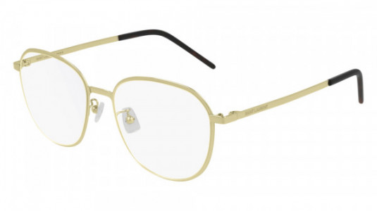 Saint Laurent SL 448/F SLIM Eyeglasses, 003 - GOLD