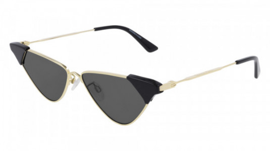 McQ MQ0266S Sunglasses, 001 - GOLD with SMOKE lenses