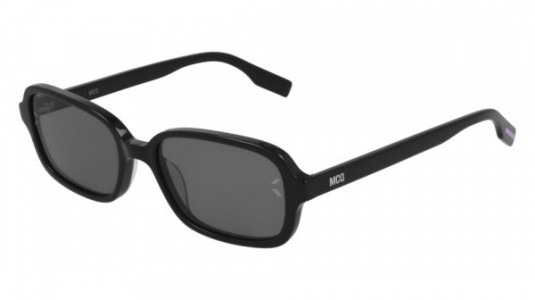 McQ MQ0309S Sunglasses, 001 - BLACK with SMOKE lenses