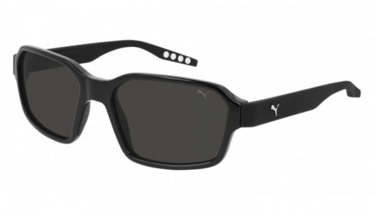 Puma PU0265S Sunglasses, 001 - BLACK with SMOKE lenses