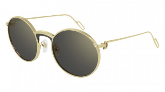 Cartier CT0274S Sunglasses, 001 - GOLD with GREY lenses