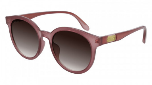 Gucci GG0794SK Sunglasses, 003 - PINK with BROWN lenses