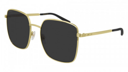 Gucci GG0802S Sunglasses, 001 - GOLD with GREY lenses