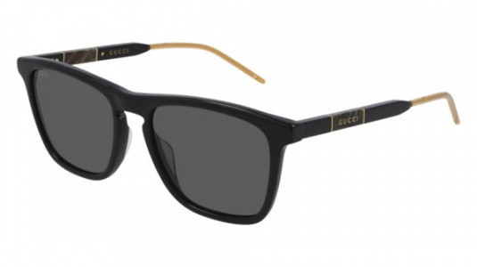 Gucci GG0843S Sunglasses, 001 - BLACK with GREY lenses