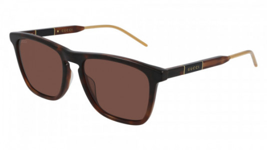 Gucci GG0843S Sunglasses, 002 - HAVANA with BROWN lenses
