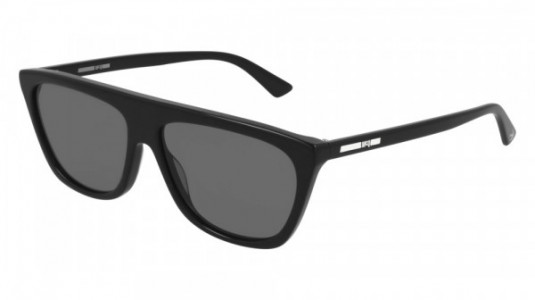 McQ MQ0273S Sunglasses, 001 - BLACK with SMOKE lenses