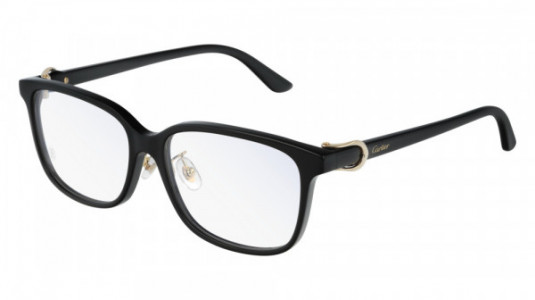 Cartier CT0187OA Eyeglasses, 001 - BLACK