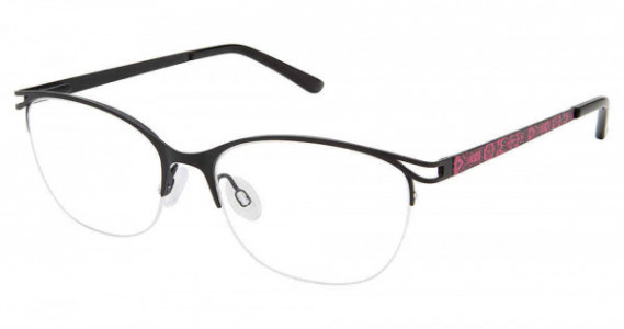 SuperFlex SF-593 Eyeglasses, M100-BLACK FUCHSIA