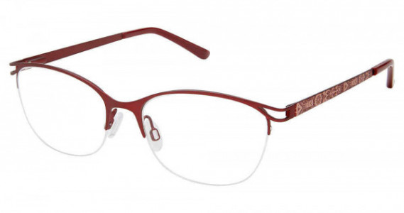 SuperFlex SF-593 Eyeglasses, M106-BURGUNDY ROSE