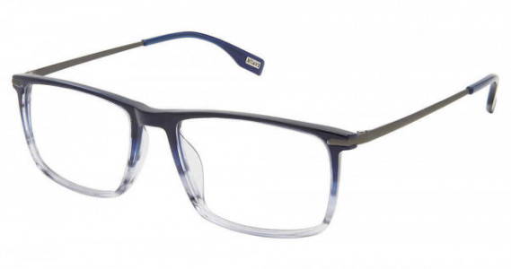 Evatik E-9217 Eyeglasses, S301-NAVY BLUE CRYS