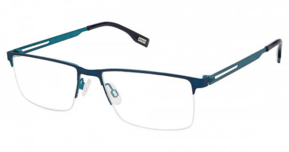 Evatik E-9216 Eyeglasses, M101-NAVY BLUE
