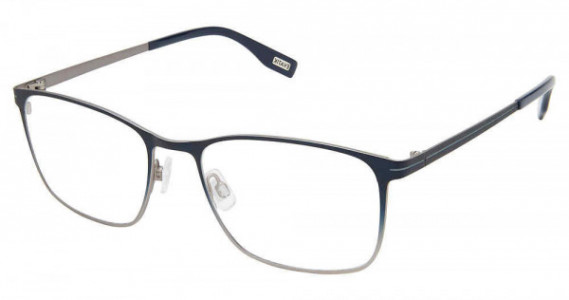 Evatik E-9215 Eyeglasses, M201-NAVY GREY