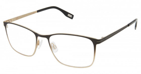 Evatik E-9215 Eyeglasses, M202-BLACK CHAMPAGNE