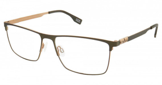 Evatik E-9193 Eyeglasses, M116-KHAKI CAMEL