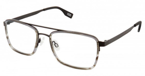 Evatik E-9190 Eyeglasses, M203-BLACK GREY