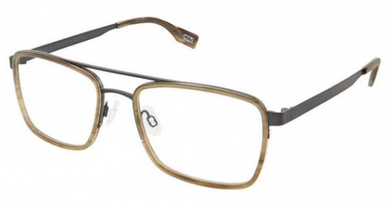 Evatik E-9190 Eyeglasses, M216-GREY HORN