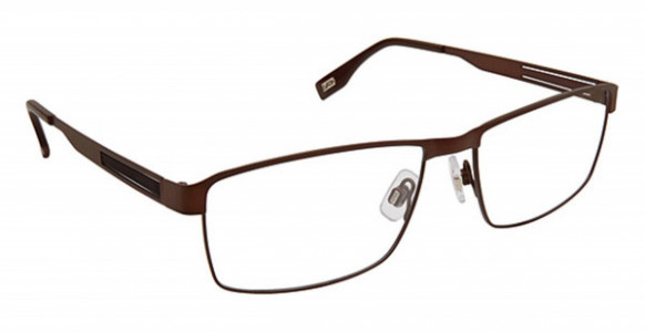 Evatik E-9176 Eyeglasses, (977) BROWN BLACK