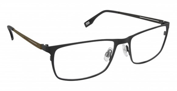 Evatik E-9174 Eyeglasses, (969) BLACK KHAKI