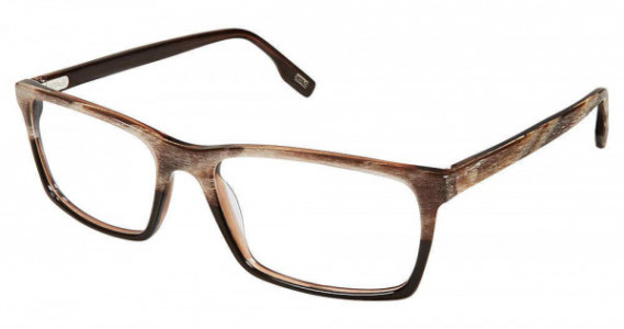 Evatik E-9170 Eyeglasses, 958-BROWN WOOD